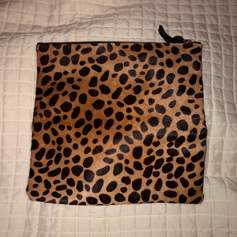 Claire Vivier cheetah clutch